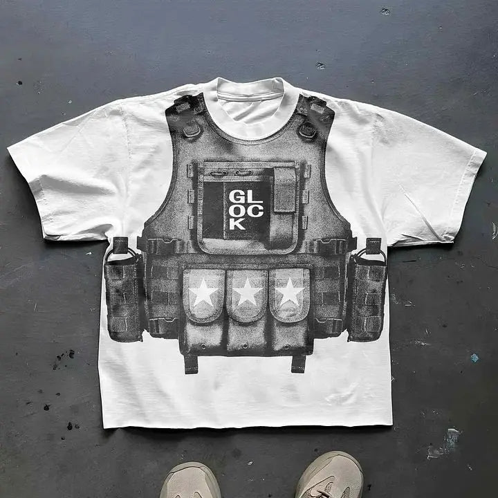 Graphic Tee Vest glock