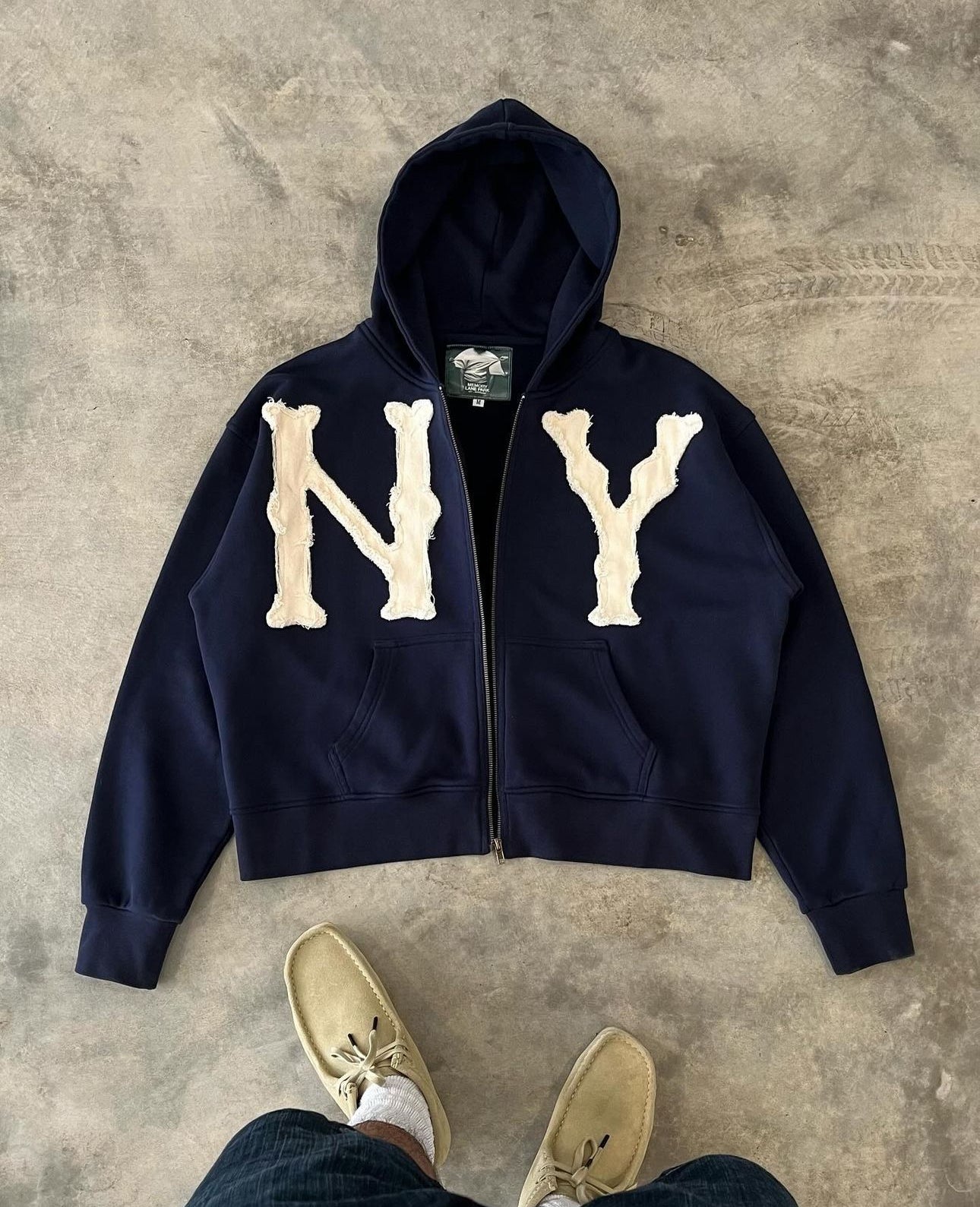 Ny zip up hoodie