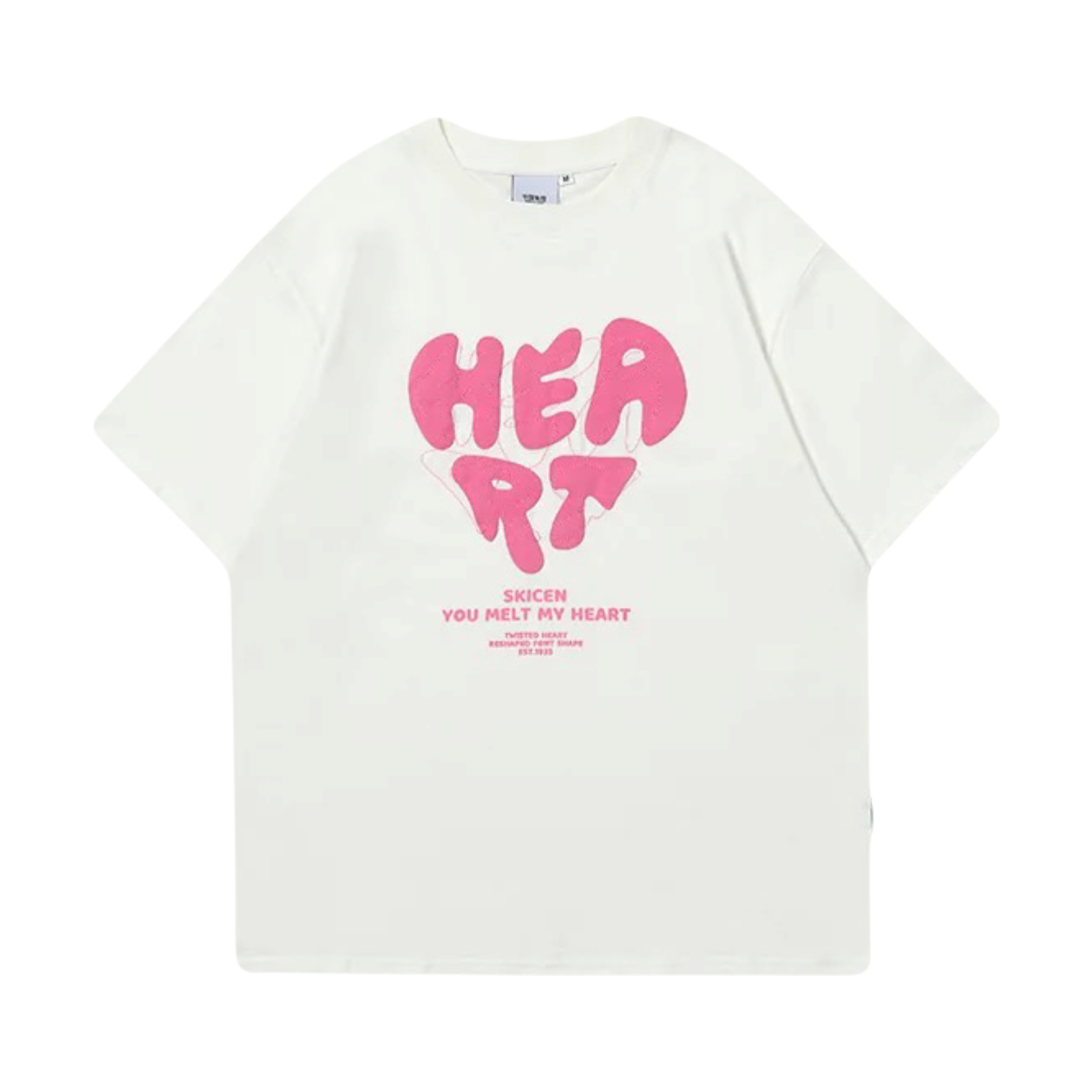 T-SHIRT - Heart White