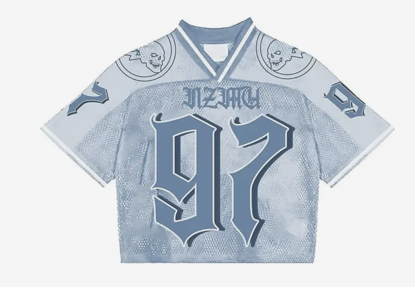 Gothic jersey in blue