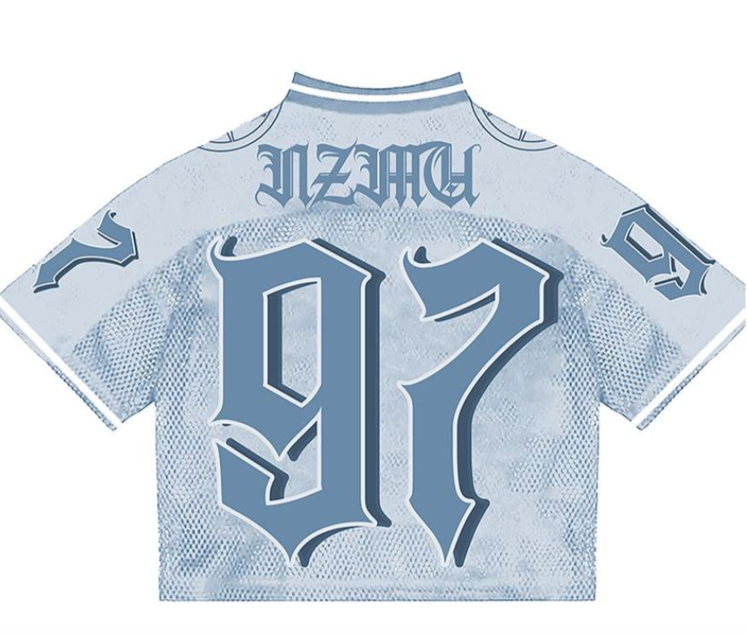 Gothic jersey in blue