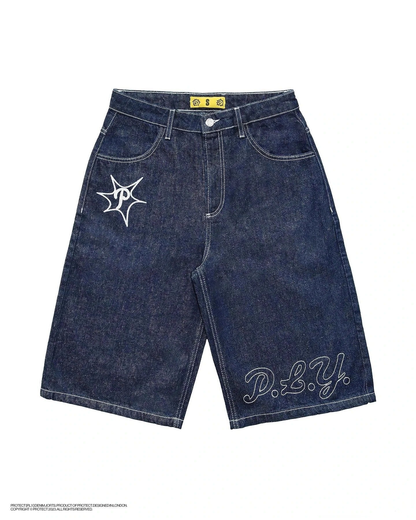 'Star' Graphic Jorts